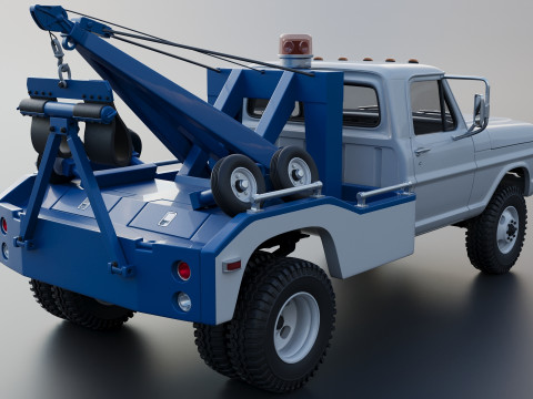 F-350 Wrecker 1969 Modelo de Impressão 3D