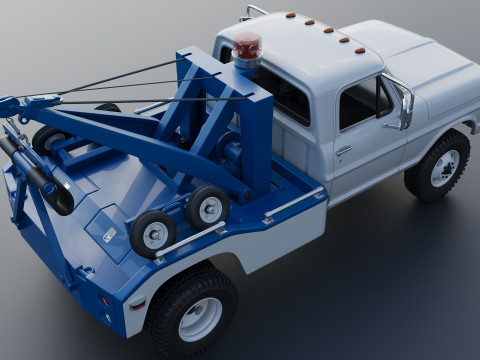 F-350 Wrecker 1969 Modelo de Impressão 3D