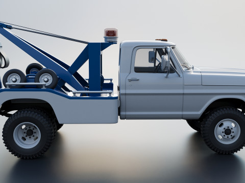 F-350 Wrecker 1969 Modelo de Impressão 3D