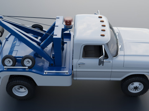 F-350 Wrecker 1969 Modelo de Impressão 3D