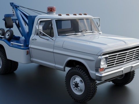 F-350 Wrecker 1969 Modelo de Impressão 3D