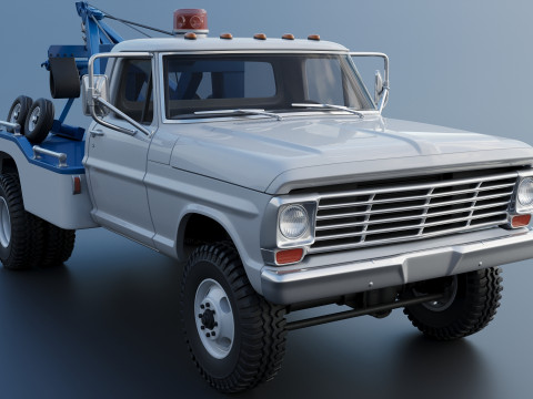 F-350 Wrecker 1969 Modelo de Impressão 3D