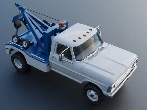 F-350 Wrecker 1969 3D Print Model