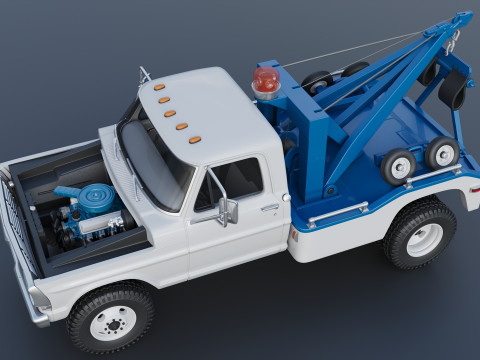 F-350 Wrecker 1969 Modelo de Impressão 3D
