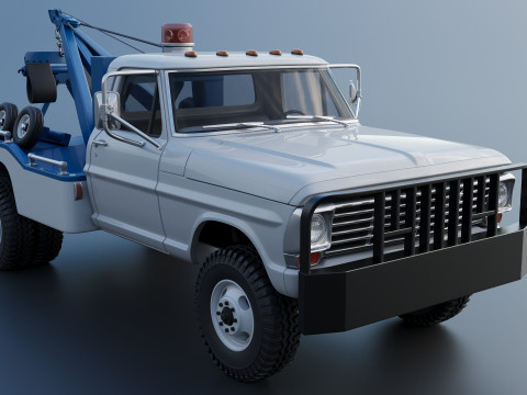 F-350 Wrecker 1969 Modelo de Impressão 3D