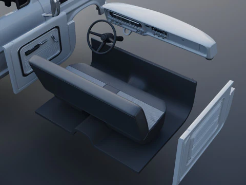 F-350 Wrecker 1969 3D Print Model