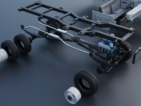 F-350 Wrecker 1969 Modelo de Impressão 3D