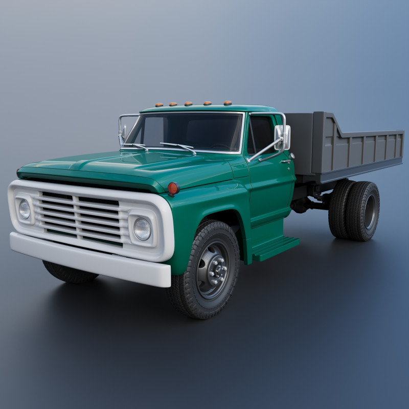 F-500 1967 3D Baskı Modeli .c4d .max .obj .3ds .fbx .stl .blend 