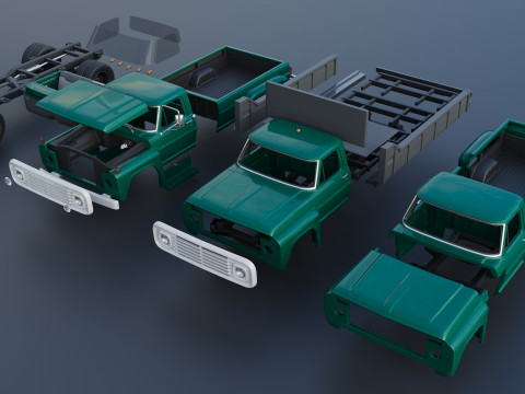 F-500 1967 3D Baskı Modeli