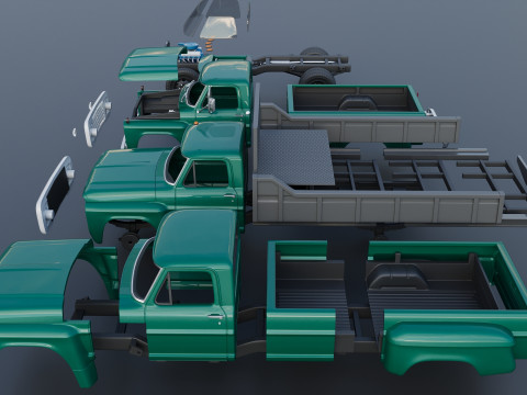 F-500 1967 3D Baskı Modeli