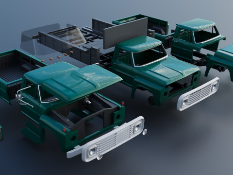 F-500 1967 3D Baskı Modeli