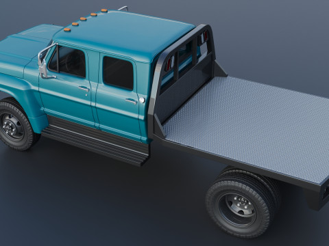 F-750 Crew Cab 1971 3D प्रिंट मॉडल