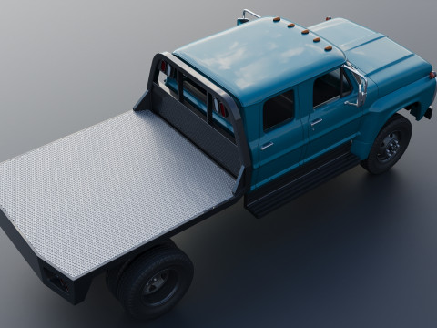 F-750 Crew Cab 1971 3D प्रिंट मॉडल