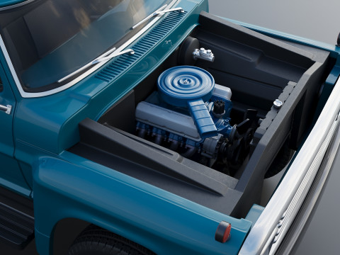 F-750 Crew Cab 1971 3D प्रिंट मॉडल