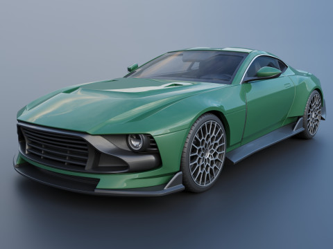 Aston Martin Valour 2024 3Dプリントモデル