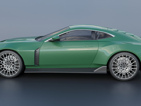Aston Martin Valour 2024 Model Cetak 3D