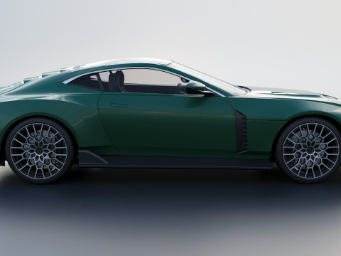 Aston Martin Valour 2024 Model Cetak 3D