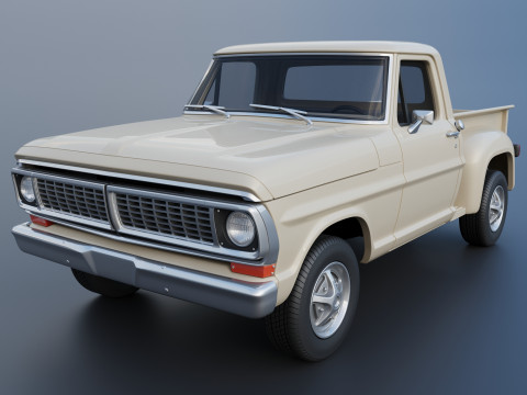 F-100 1970 Modelo de impresión 3D