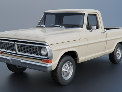 F-100 1970 3D 打印模型