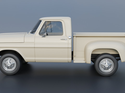 F-100 1970 3D 打印模型