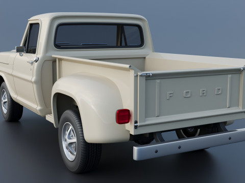 F-100 1970 3D 打印模型