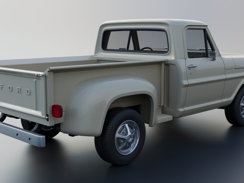 F-100 1970 3D 打印模型