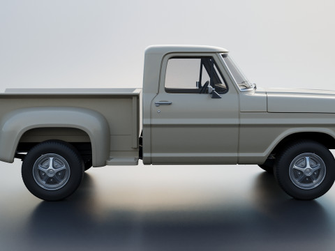 F-100 1970 3D 打印模型