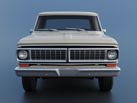 F-100 1970 3D 打印模型