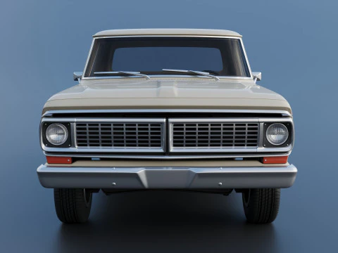 F-100 1970 3D Print Model