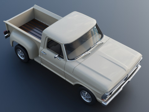 F-100 1970 3D 打印模型