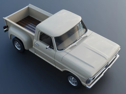 F-100 1970 3D Print Model