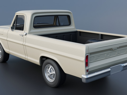 F-100 1970 3D 打印模型
