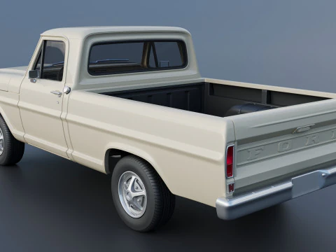 F-100 1970 3D Print Model