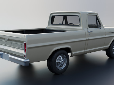 F-100 1970 3D 打印模型