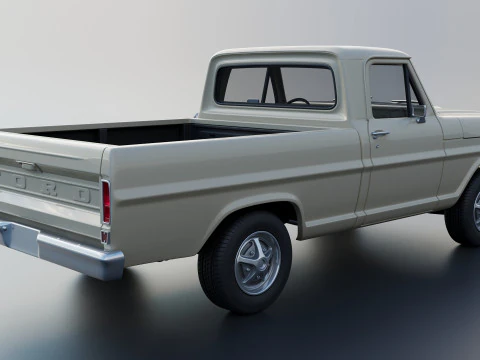 F-100 1970 3D Print Model