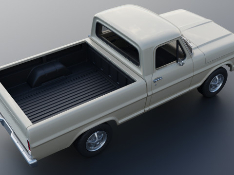 F-100 1970 3D 打印模型