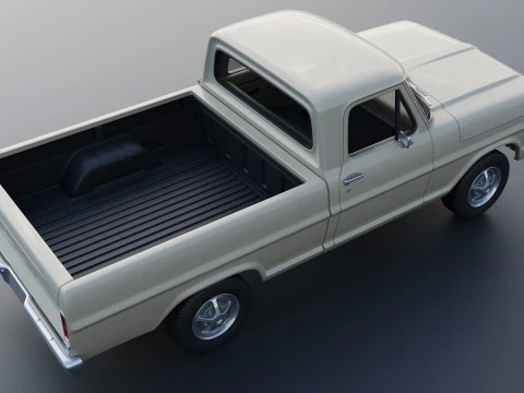 F-100 1970 3D Print Model