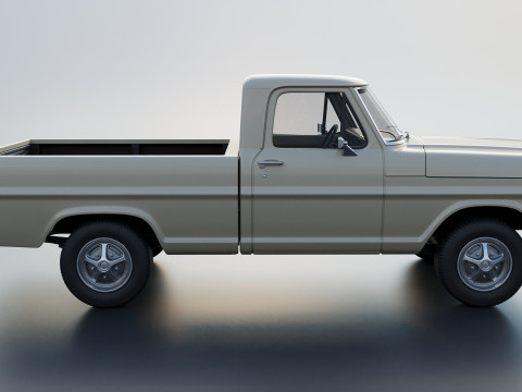 F-100 1970 3D 打印模型