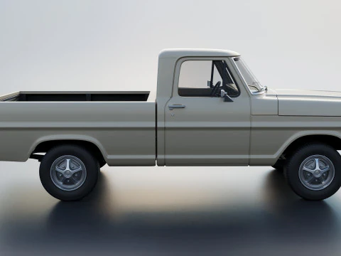 F-100 1970 3D Print Model