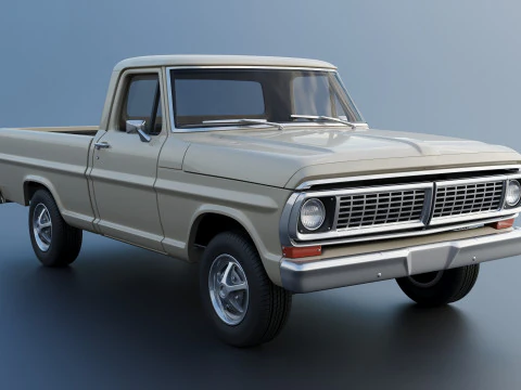 F-100 1970 3D Print Model