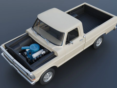 F-100 1970 3D Print Model