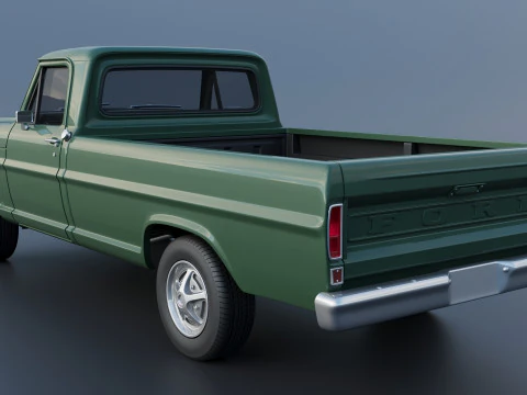 F-100 Camper 1970 3D Print Model
