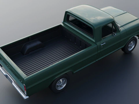 F-100 Camper 1970 3D Print Model