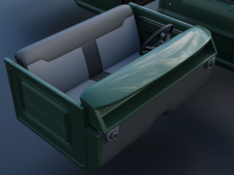 F-100 Camper 1970 Modelo de Impressão 3D