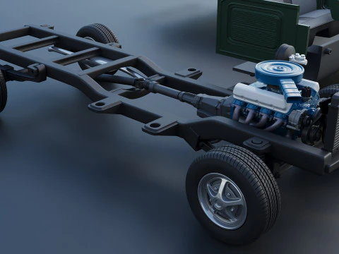 F-100 Camper 1970 3D Print Model