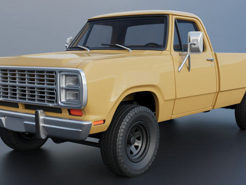 Dodge Power Wagon W150 1979 Modelo de Impressão 3D