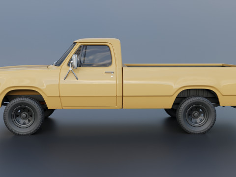 Dodge Power Wagon W150 1979 Modelo de Impressão 3D