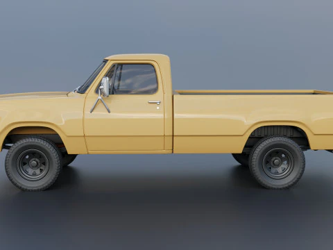 Dodge Power Wagon W150 1979 3D Print Model