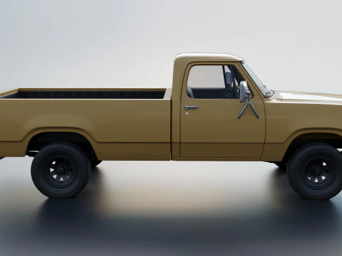 Dodge Power Wagon W150 1979 3D Print Model