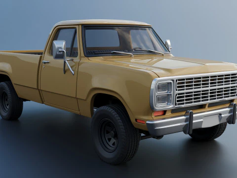 Dodge Power Wagon W150 1979 3D Print Model